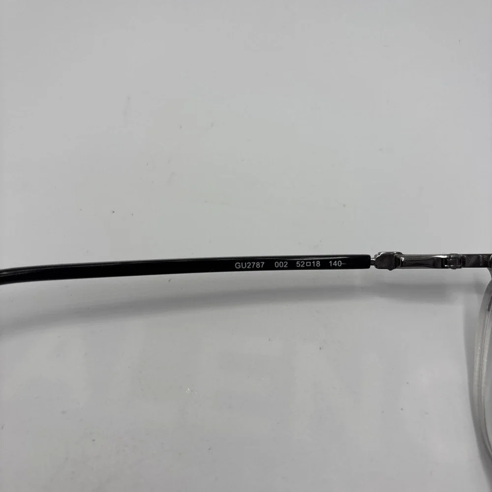 GUESS GU2787 002 Black Metal Cat Eye Eyeglasses Frame 52-18-140mm w/case
